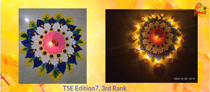 Selfie With Rangoli- Edition 7